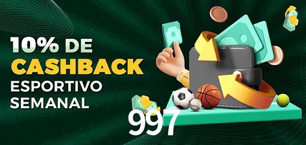 10% de bônus de cashback na 997